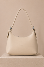 Sac À Main & Épaule En Simili Cuir Doux, Beige Foncé