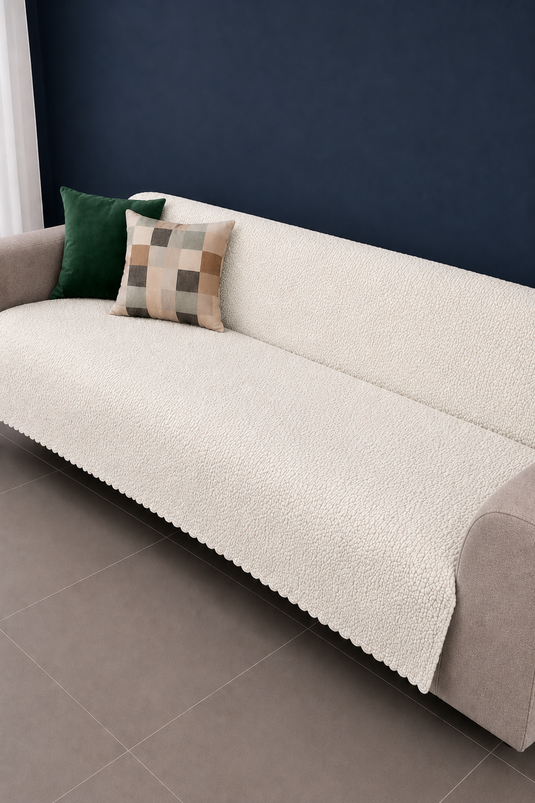 Soft Sofa Cover Ecru