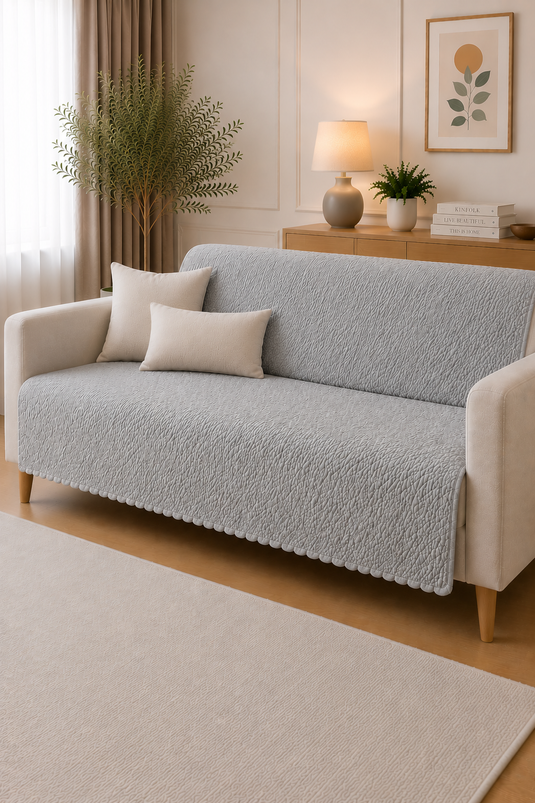 Soft Sofa Cover Gray