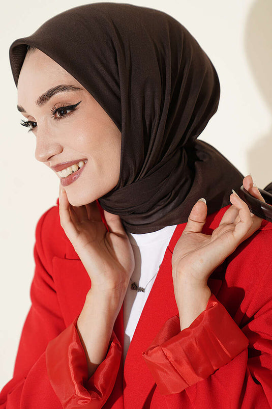Soft Touch Serisi Eşarp Acı Kahve