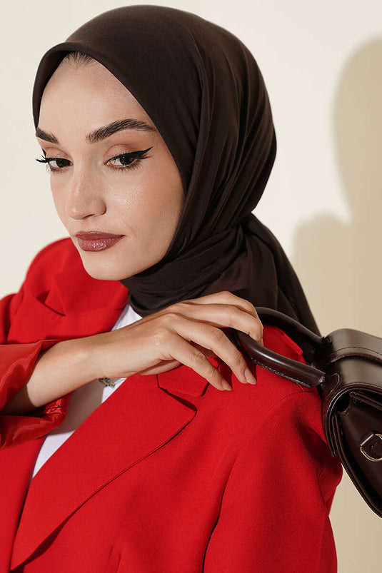 Soft Touch Serisi Eşarp Acı Kahve