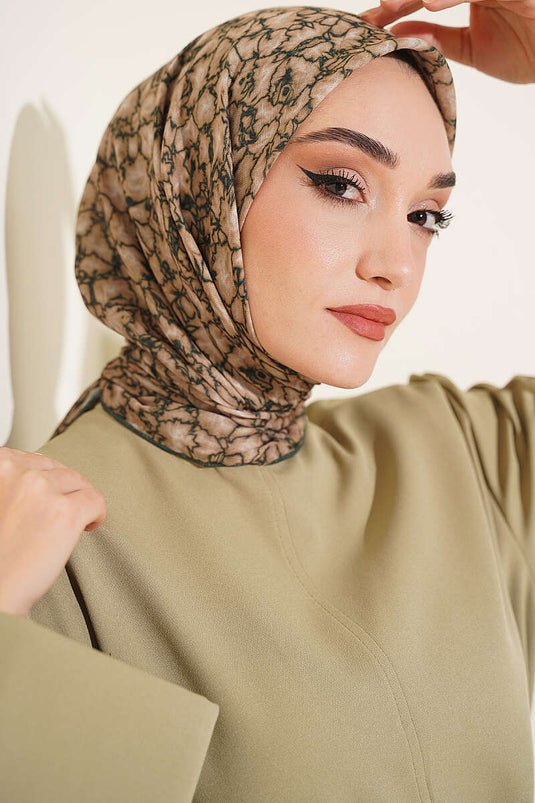 وشاح نسيم الخريف بيج كاكي