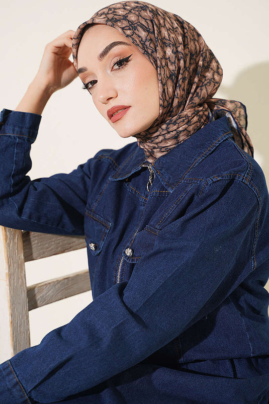 Sciarpa Navy Brezza D'Autunno