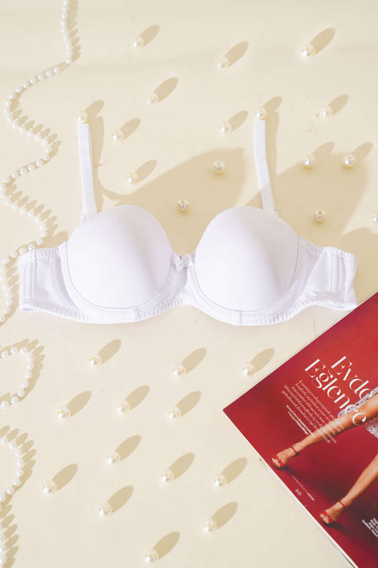 Strapless Non-Padded Bra White