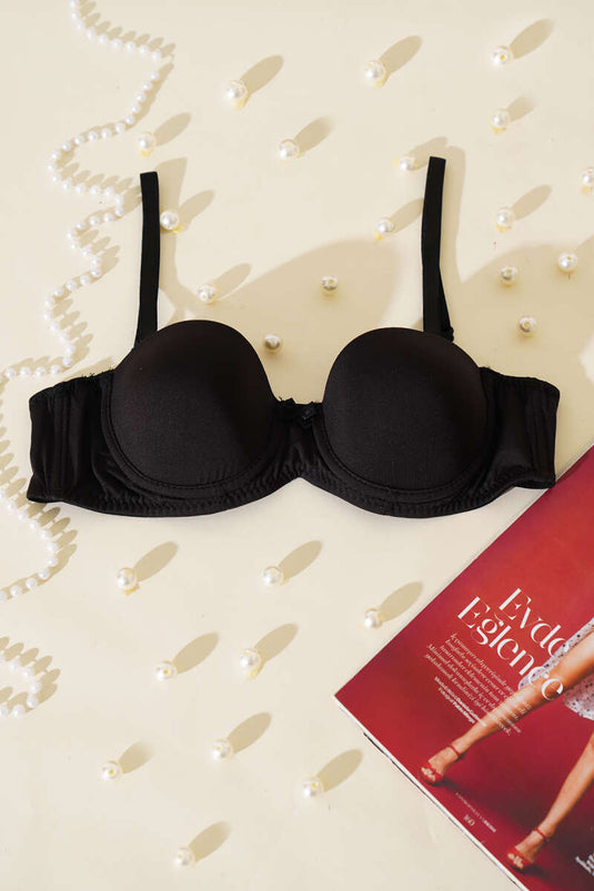 Strapless Non-Padded Bra Black