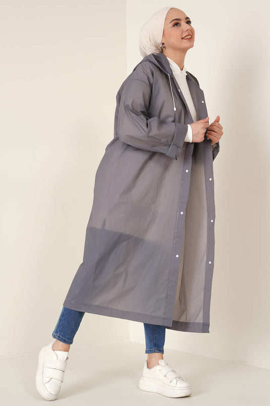 Waterproof Raincoat Grey