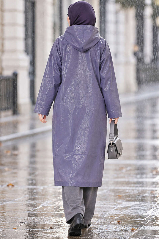 Navy Waterproof Raincoat