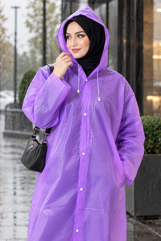 Imperméable Violet Pluie