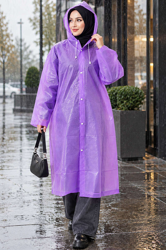 Imperméable Violet Pluie