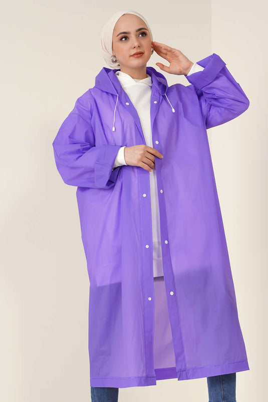 Waterproof Raincoat Purple