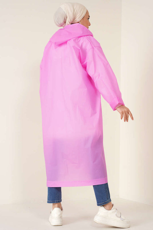 Waterproof Raincoat Pink