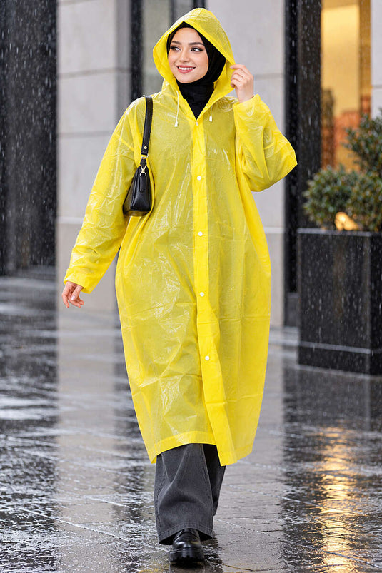 Impermeable Amarillo Resistente A La Lluvia
