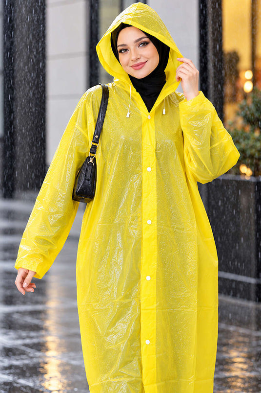 Impermeable Amarillo Resistente A La Lluvia