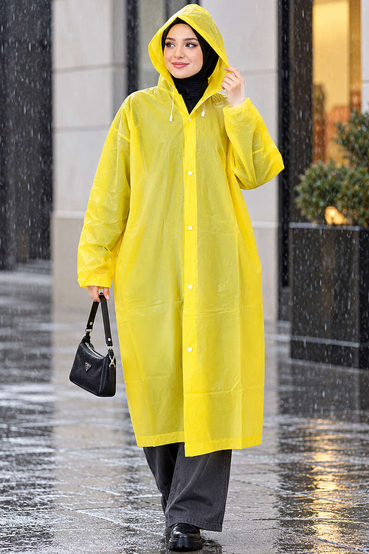 Impermeable Amarillo Resistente A La Lluvia
