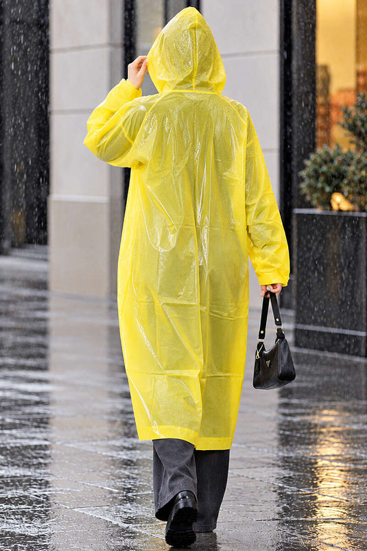 Impermeable Amarillo Resistente A La Lluvia