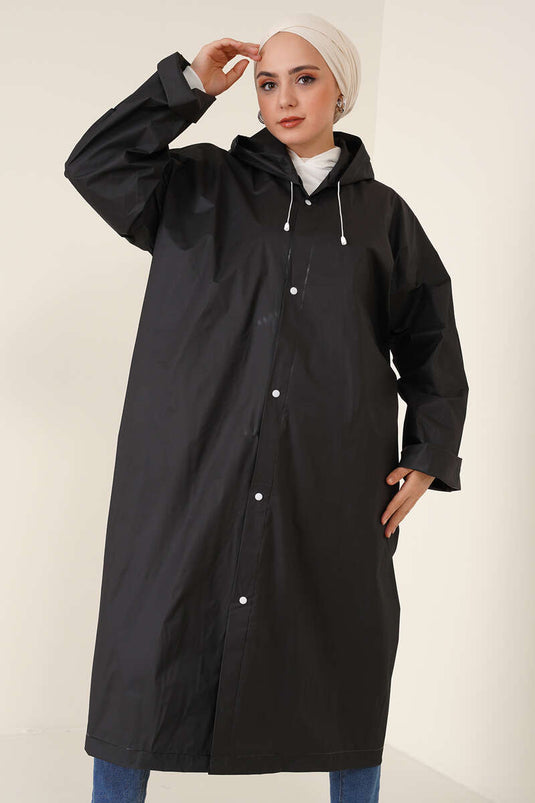Waterproof Raincoat, Black