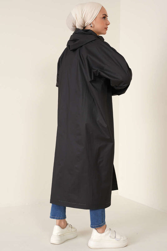 Waterproof Raincoat, Black