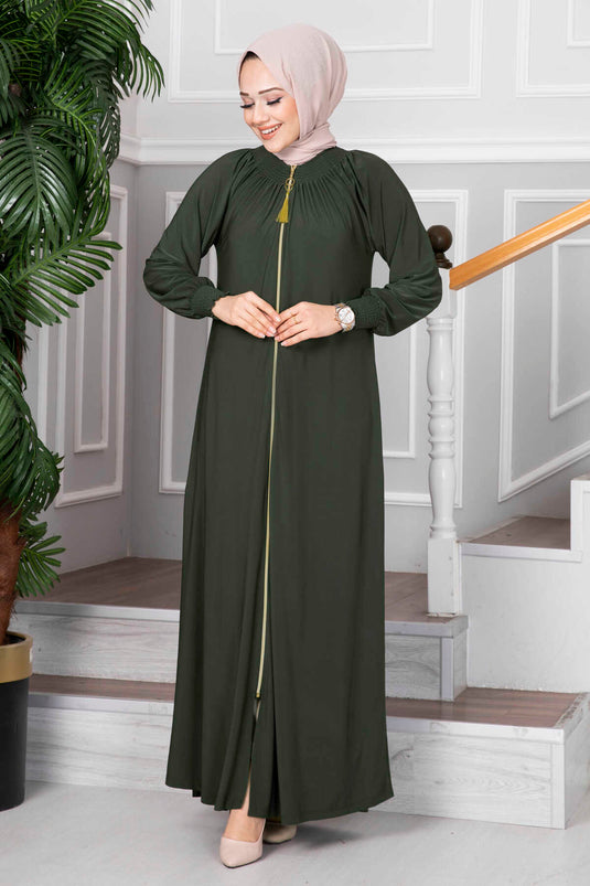 Sümeyye Hijab Abaya Kaki