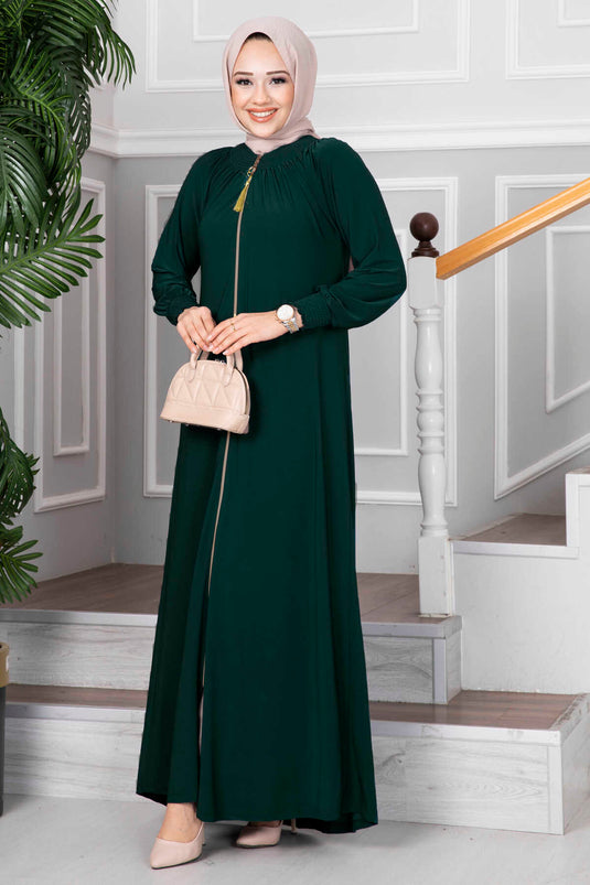 Sümeyye Hijab Abaya Émeraude