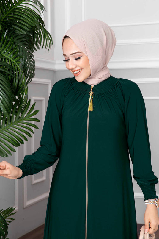 Sümeyye Hijab Abaya Émeraude