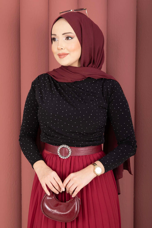 Body sable avec détails en pierre noir