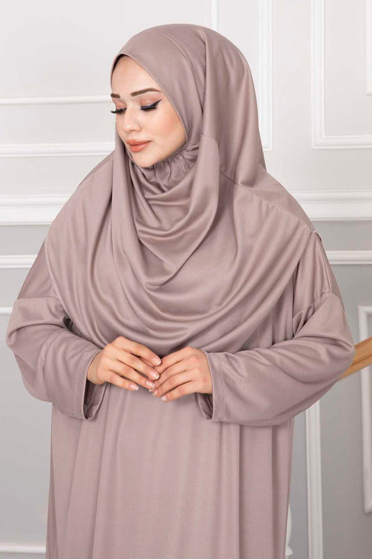 Vestido de oración Hijab con piedra y bolsa de transporte