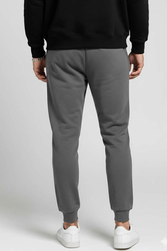 Taşlanmış Jogger Erkek Eşofman Altı Antrasit