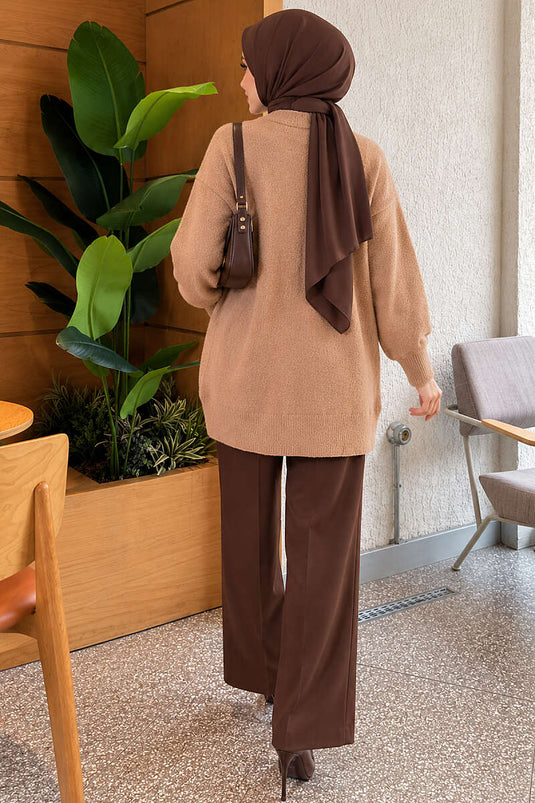 Gilet À Poches Texturé Latte
