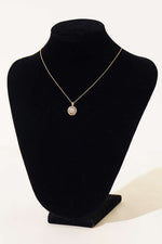 Collier Pierre Unique Or