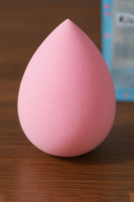اسفنجة مكياج فردية باللون الوردي