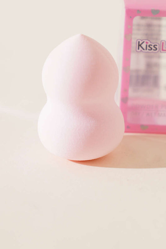 Éponge à maquillage individuelle rose bonbon