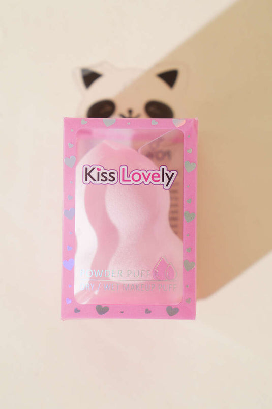 Éponge à maquillage individuelle rose bonbon