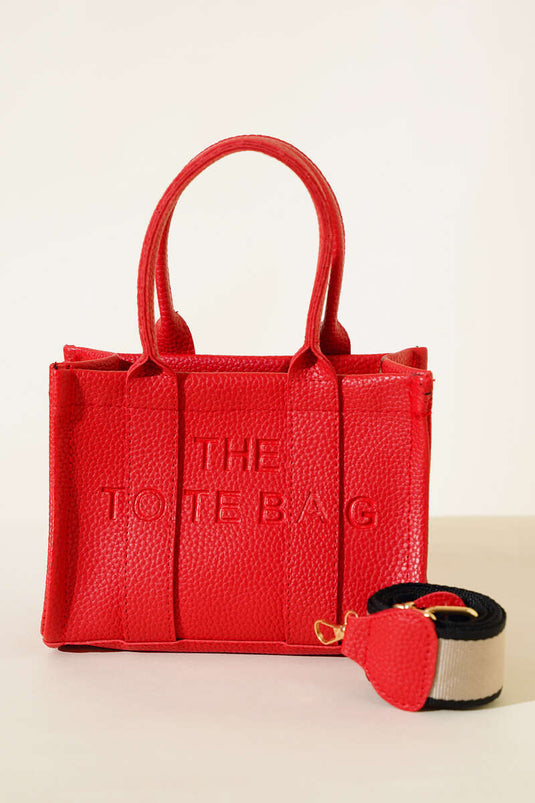 The Tote Bag Mini Çanta Kırmızı