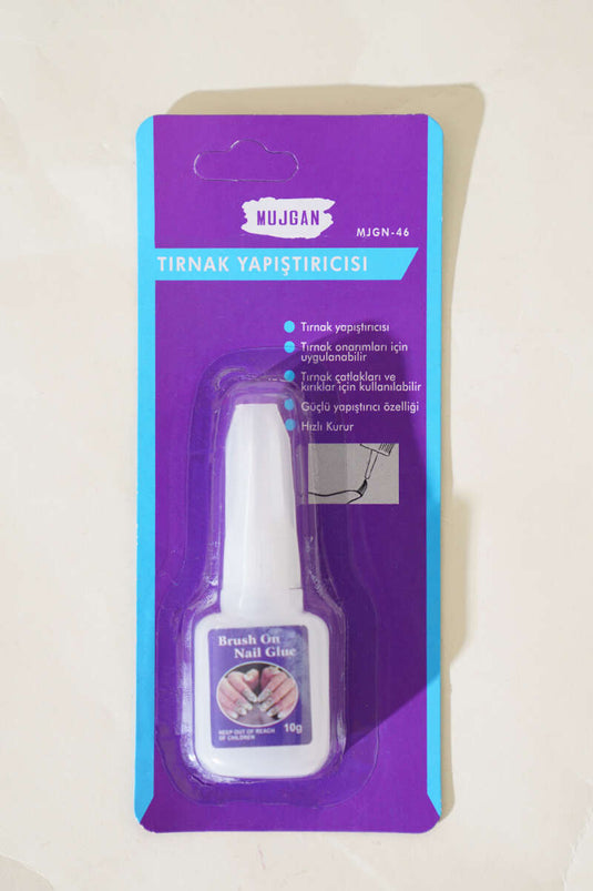 Colle à ongles transparente