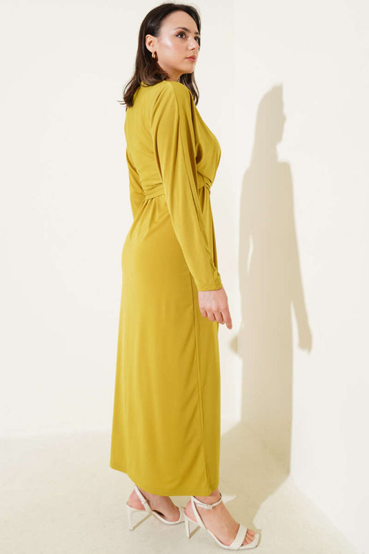 Robe Sandy à double boucle vert huile