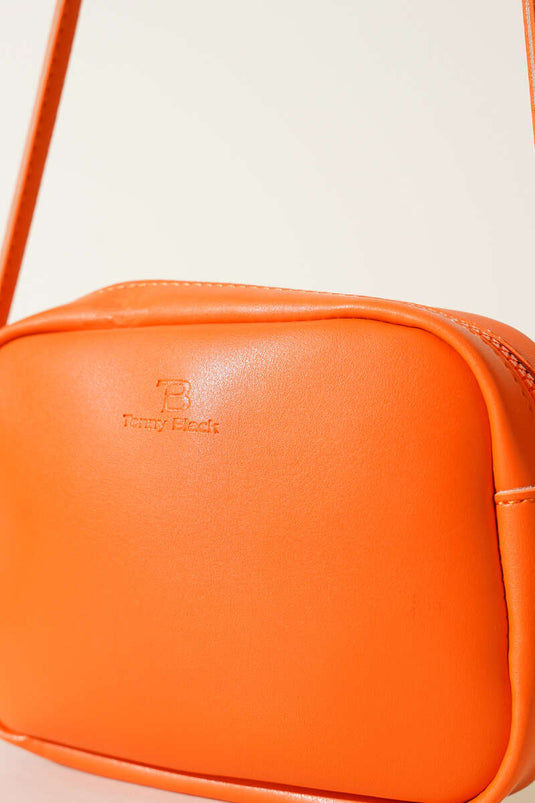 Sac bandoulière Tonny noir Orange