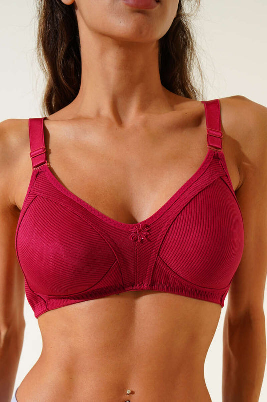 حمالة صدر صغيرة الحجم باللون العنابي