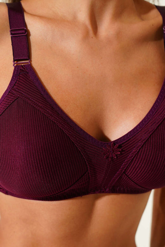 حمالة صدر صغيرة الحجم بلون البرقوق