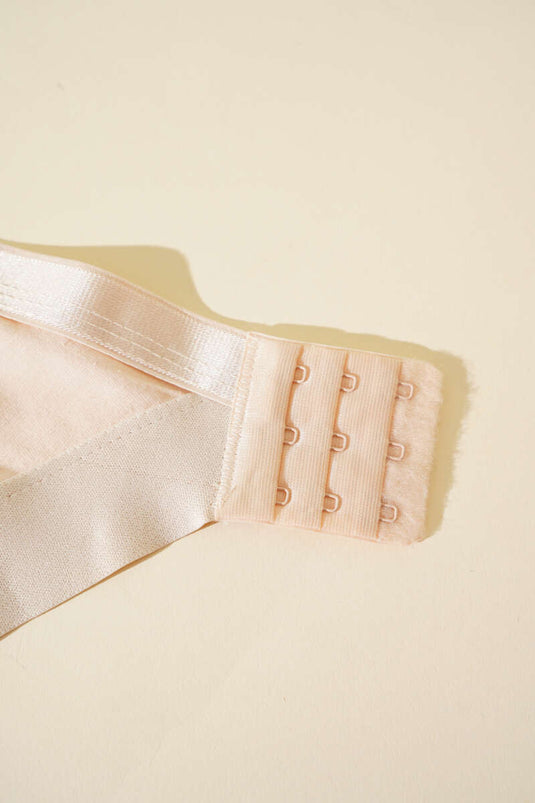 Gathering Wide Elastic Combed Cotton Bra Ten