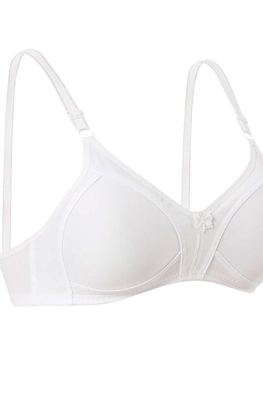 Soutien-gorge blanc à bretelles croisées