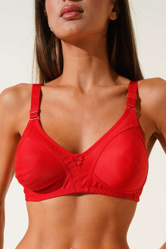 Verzamelende Raising BH Rood