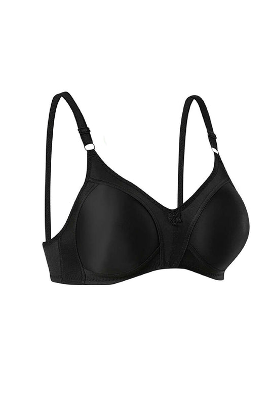 Gathering Raising Bra Black