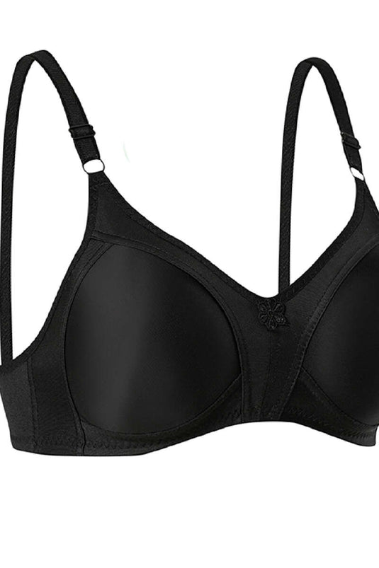 Gathering Raising Bra Black