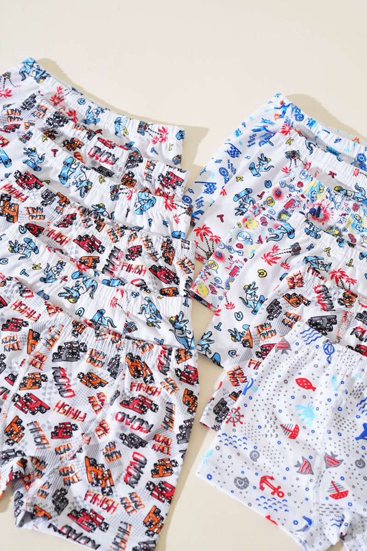 Tutku 12-pack jongens elastane print boxercombinatie