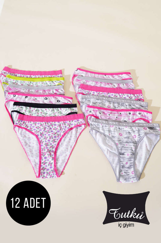 Tutku Dames 12-delige Gestreepte Bikinicombinatie