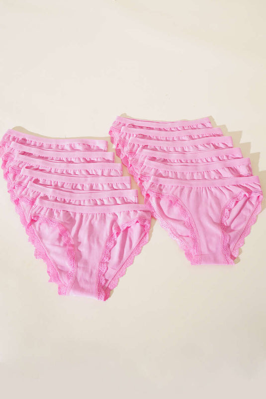 Passion Dames 12-delige Lichtroze Bikini