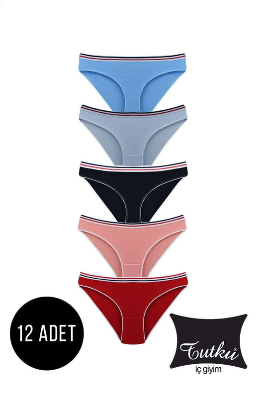 بيكيني فيكتوريا النسائي من Passion، مجموعة من 12 قطعة