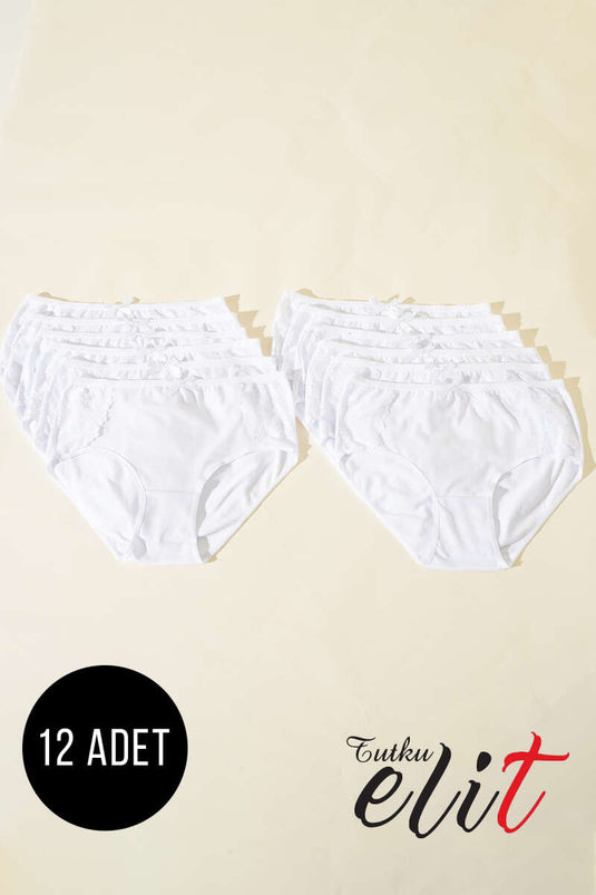 Passion Elite 12-Piece Women's Side Lace Bato White