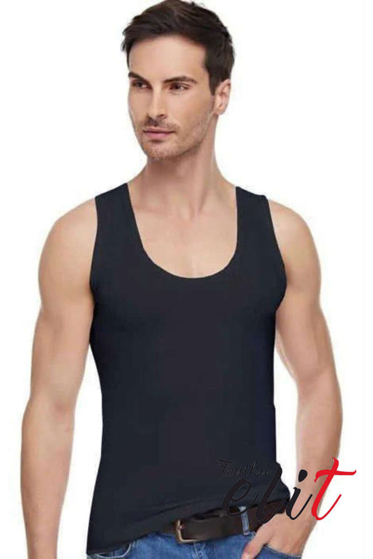 Passion Elite Modal Elastane Men's Undershirt Black