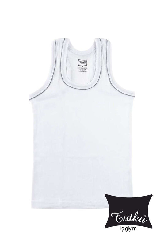 Passion Boy's Sports Tanktop Wit